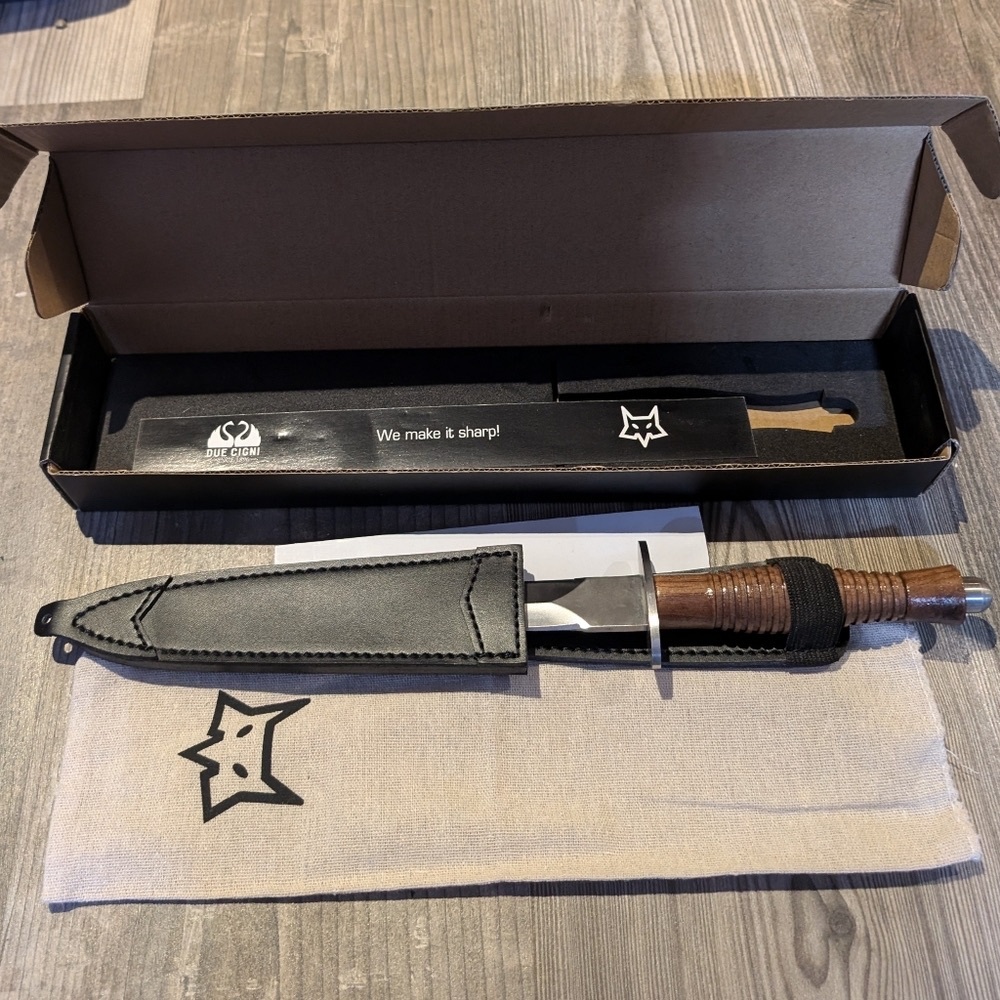Fox Knives Fairbairn Sykes bayonet/ Fighting Dagger made in Italy FX-593 AF